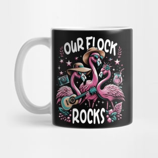 Graceful Guardians Flamingo Majesty, Ideal Tee for Nature Admirers Mug